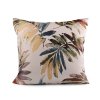 Povlak na polštář listy 43x43cm (Balení 2 ks, Varianta krémová světlá)
