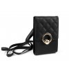 Peněženka s kapsou na mobil přes rameno crossbody 11x17 cm (Balení 1 ks, Varianta 1 černá)