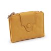 Dámská peněženka prošívaná 9x12 cm (Balení 1 ks, Varianta 3 hnědá koňak)