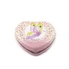 Kosmetické zrcátko srdce s motýlem (Balení 1 ks, Varianta 1 béžovobílá)