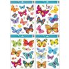 Dekorace okenní barevní motýli / 6874