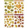 Okenní folie 30x42 cm přírodní podzimní listy / 6849