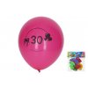 Balónek nafukovací 30 cm - číslo "30" , 5ks