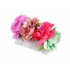 Kovový hřeben do vlasů s květy (Balení 1 ks, Varianta 1 mix)