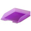 Kancelářský odkladač Durable Basic transparentní, výběr barev transp. fialová