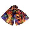 Saténový šátek / šála 70x165 cm (Balení 1 ks, Varianta 32 multikolor)