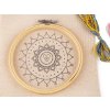 Sada na vyšívání s předtištěným motivem, mandala (Balení 1 sada, Varianta viz foto)