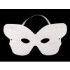 Karnevalová maska - škraboška k domalování motýl