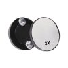 Zvětšovací zrcátko s přísavkami Ø9; 10 cm (Balení 1 ks, Varianta 1 (9 cm, 3x) černá)