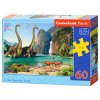 Puzzle Castorland 60 dílků - Dinosauří svět