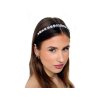Čelenka do vlasů s broušenými kameny svatební (Balení 1 ks, Varianta crystal)