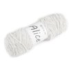 Pletací žinylková příze Alice 100 g (Balení 1 ks, Varianta 1 bílá)