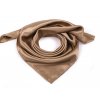 Saténový šátek jednobarevný 60x60 cm