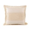Povlak na polštář s paličkovanou krajkou 45x45 cm (Balení 2 ks, Varianta 1 bílá přírodní)