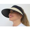 Dámský letní kšilt (Balení 1 ks, Varianta 2 přírodní sv. černá)