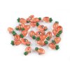 Knoflík 3D mrkev velikost 26" (Balení 25 ks, Varianta 1 oranžová)