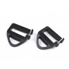 Rozevírací plastová spona / posunovač průvlek 25 mm (Balení 2 ks, Varianta černá)