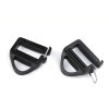 Rozevírací plastová spona / posunovač průvlek 25 mm (Balení 2 ks, Varianta černá)