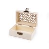 Dřevěná krabička k dozdobení (Balení 1 ks, Varianta přírodní)