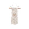 Drhaná dekorace macrame k zavěšení (Balení 1 ks, Varianta 1 režná světlá)