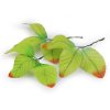 Umělé listy na drátku (Balení 1 sáček, Varianta zelená sv. oranžová)