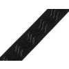 Pruženka šíře 25 mm se silikonem (Balení 1 m, Varianta černá)