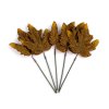 Umělý list na drátku k aranžování (Balení 5 ks, Varianta 1 oranžovožlutá)