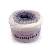 Bavlněná pletací příze Bouquet 250 g (Balení 1 ks, Varianta 1 (701) šedo-bílá modrá)