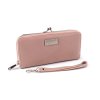 Dámská peněženka 9x19 cm (Balení 1 ks, Varianta 1 pudrová tmavá)