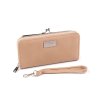 Dámská peněženka 9x19 cm (Balení 1 ks, Varianta 1 pudrová tmavá)