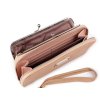 Dámská peněženka 9x19 cm (Balení 1 ks, Varianta 1 pudrová tmavá)