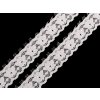 Francouzská elastická krajka šíře 24 mm (Balení 1 m, Varianta 1 Off White)