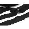 Pruženka jemná lemovací zdobená šíře 25 mm (Balení 1 m, Varianta 2 černá)