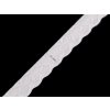 Pruženka jemná lemovací zdobená šíře 11 mm (Balení 1 m, Varianta 1 Off White)