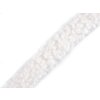 Všívací lemovka / lampas imitace beránka kulatý šíře 3,5 cm (Balení 1 m, Varianta 2 béžová světlá)