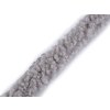 Všívací lemovka / lampas imitace beránka kulatý šíře 3,5 cm (Balení 1 m, Varianta 2 béžová světlá)