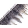 Prýmek - kohoutí peří 7-11 cm (Balení 1 m, Varianta 2 pudrová)