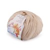 Pletací vlněná, hedvábná příze Babala 50 g (Balení 1 ks, Varianta 1 (001) krémová světlá)