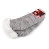 Dámské / dívčí ponožky zimní s kožíškem a protiskluzem Emi Ross (Balení 1 pár, Varianta 25 (vel. 35-38) šedá nejsvětlejší melír)