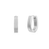 Náušnice z nerezové oceli (Balení 1 pár, Varianta 1 (16 mm) stříbrná)