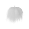 Dekorační kožešinová bambule k výrobě skřítků a postaviček Ø8 cm (Balení 1 ks, Varianta 1 bílá)