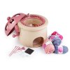 Mlýnek na pletení hříbek pro snadné pletení (Balení 1 sada, Varianta béžová růžová)