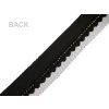 Paspulka všívací s broušenými kamínky a tylem šíře 15; 20 mm (Balení 1 m, Varianta 1 (15 mm) černá)