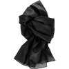 Hedvábná šála černá - Pongé 05 - více variant