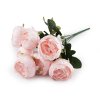 Umělá kytice pivoňka (Balení 1 ks, Varianta 1 bílá)