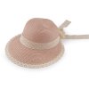 Dámský letní klobouk / slamák s krajkou (Balení 1 ks, Varianta 1 přírodní sv.)
