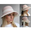Dámský letní klobouk / slamák s krajkou (Balení 1 ks, Varianta 1 přírodní sv.)