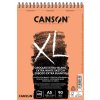 Blok Canson XL Extra White kroužkový - A5, A4, A3 (90g/m2)