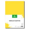 Kreslicí karton - A4, 180g (50 listů) - vyberte barvu (Barva žlutý)