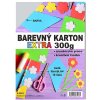 40924 barevny karton extra sedy a4 300g 10 listu